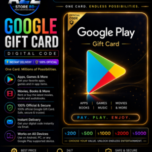 Google Play Gift Card Bangladesh (Digital Code) – Instant Delivery